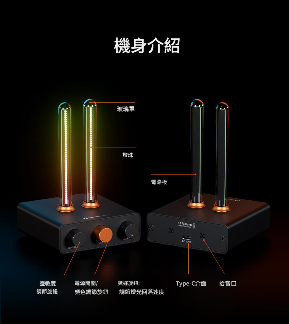Fosi Audio Music Rhythm Visualizer Light. Fosi Audio 音樂節奏氛圍燈