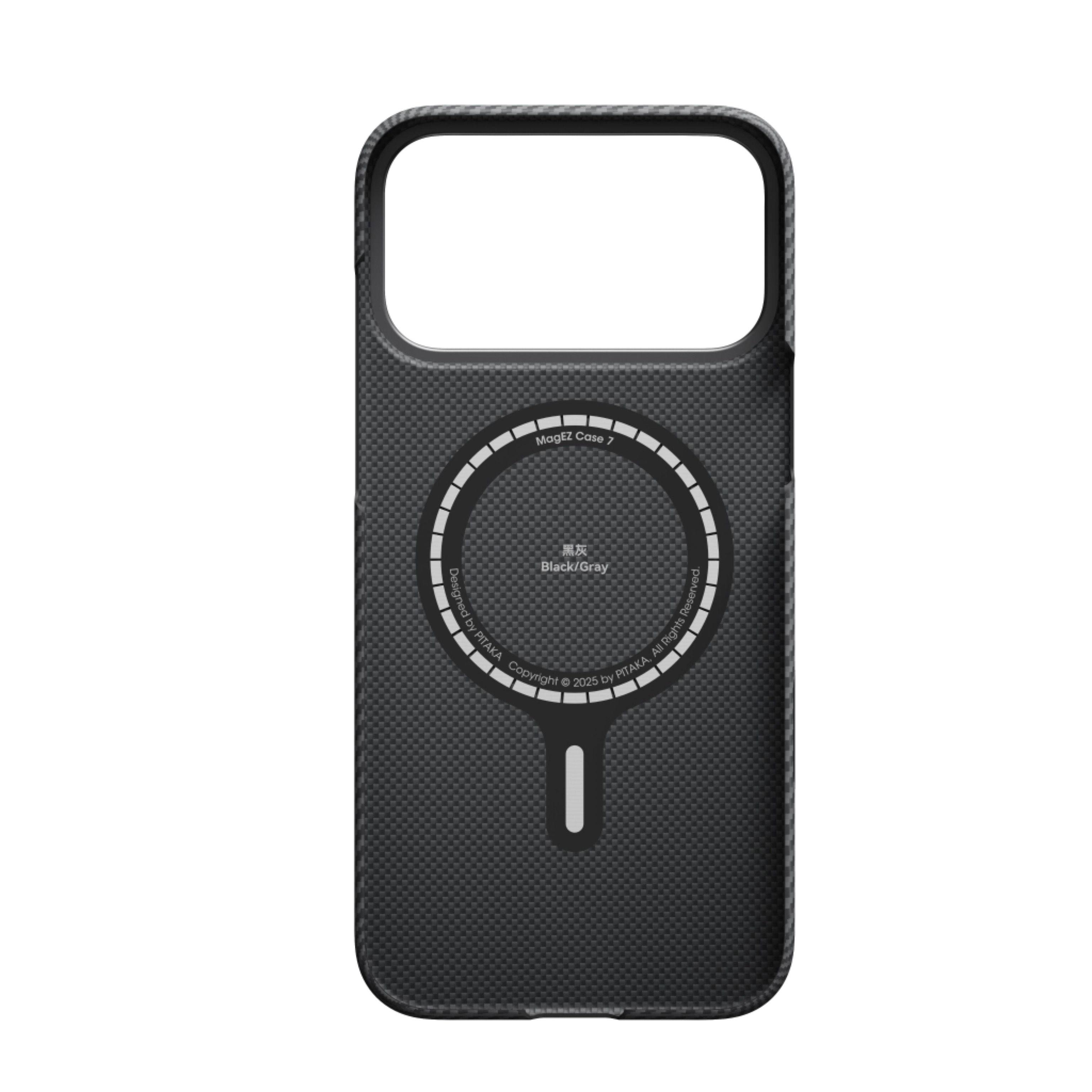 Pitaka iPhone 17 Pro Max Ultra-Slim Black/Grey (PitaTap