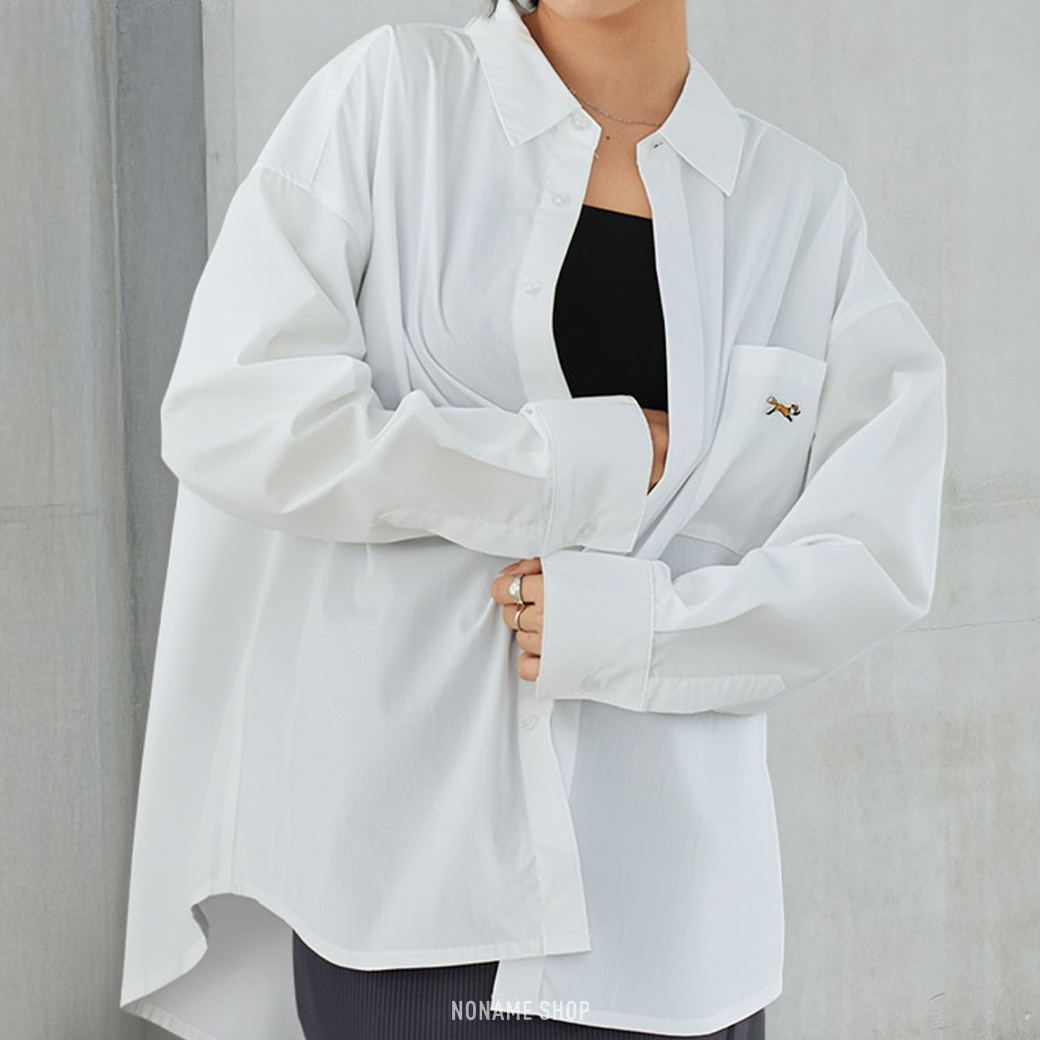 PENNEYS THE FOX 經典 狐狸 小標 寬鬆 襯衫 長袖 五色 (男/女款)