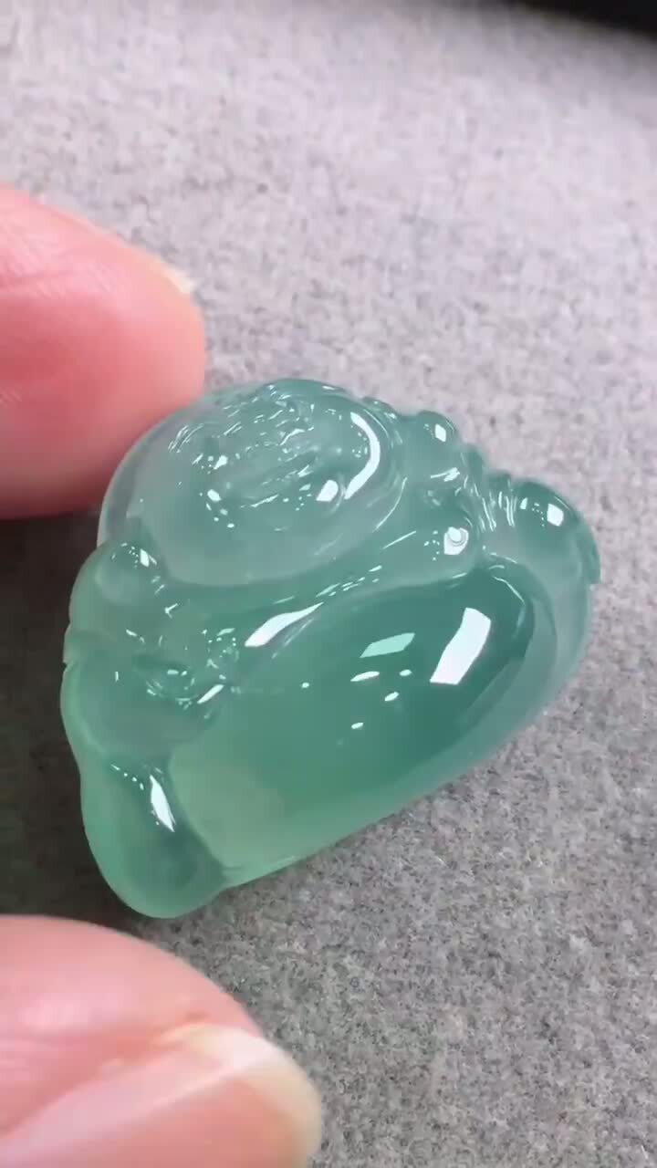 翡翠佛公,天然翡翠A玉, 緬甸玉, Jade, Jadeite