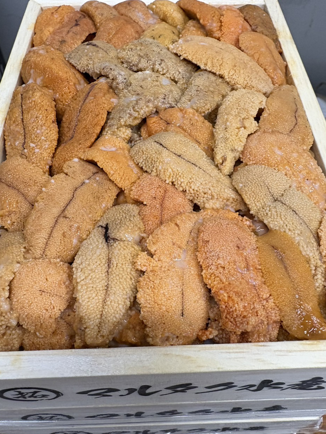 マルタク 赤海膽 (木盒）