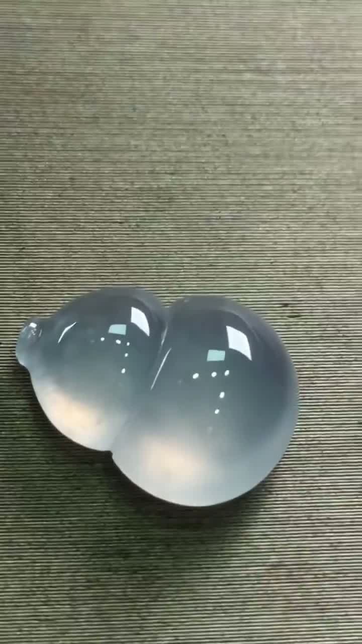翡翠葫蘆蛋面,天然翡翠A玉, 緬甸玉, Jade, Jadeite
