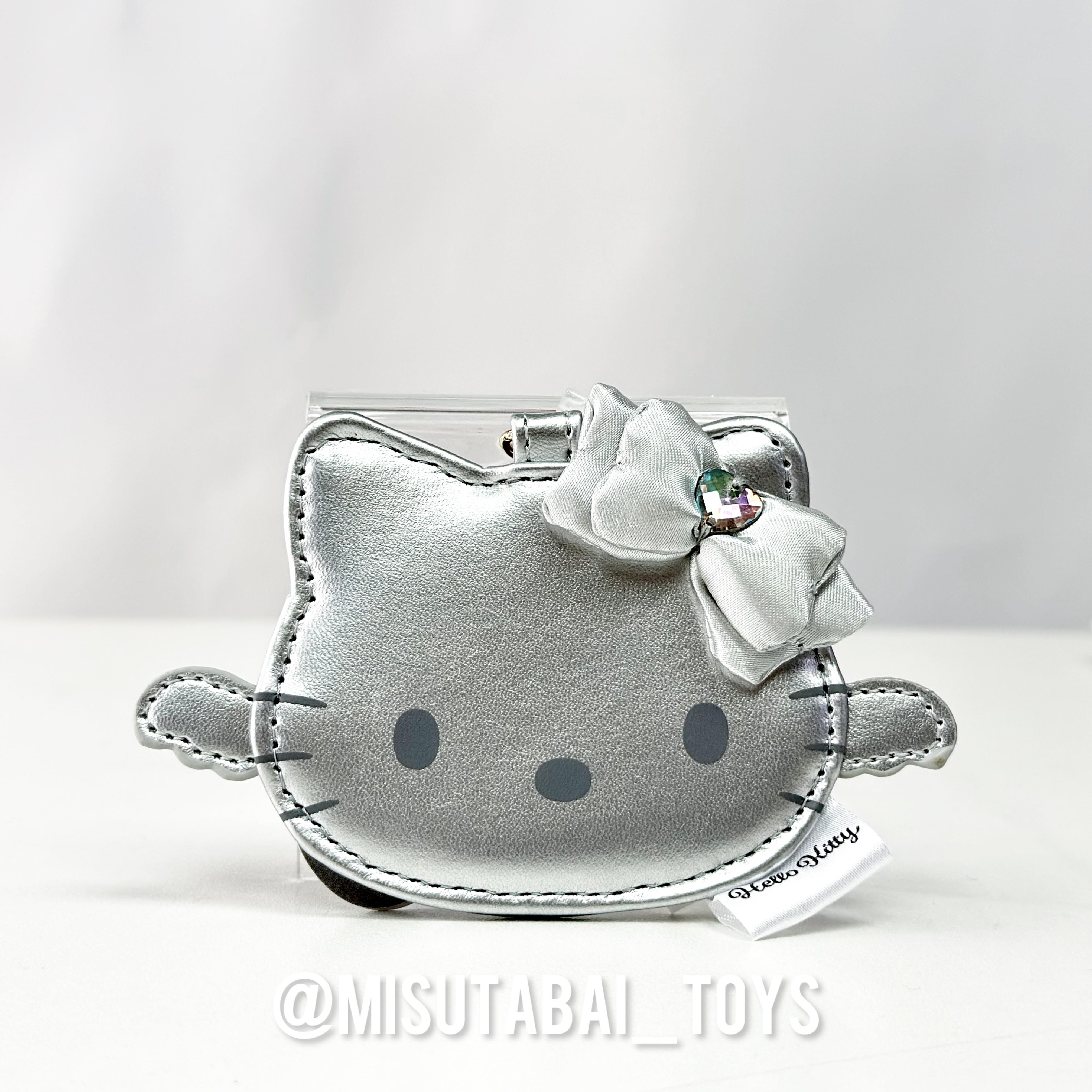 Hello Kitty Face Mirror Charm (Gray)