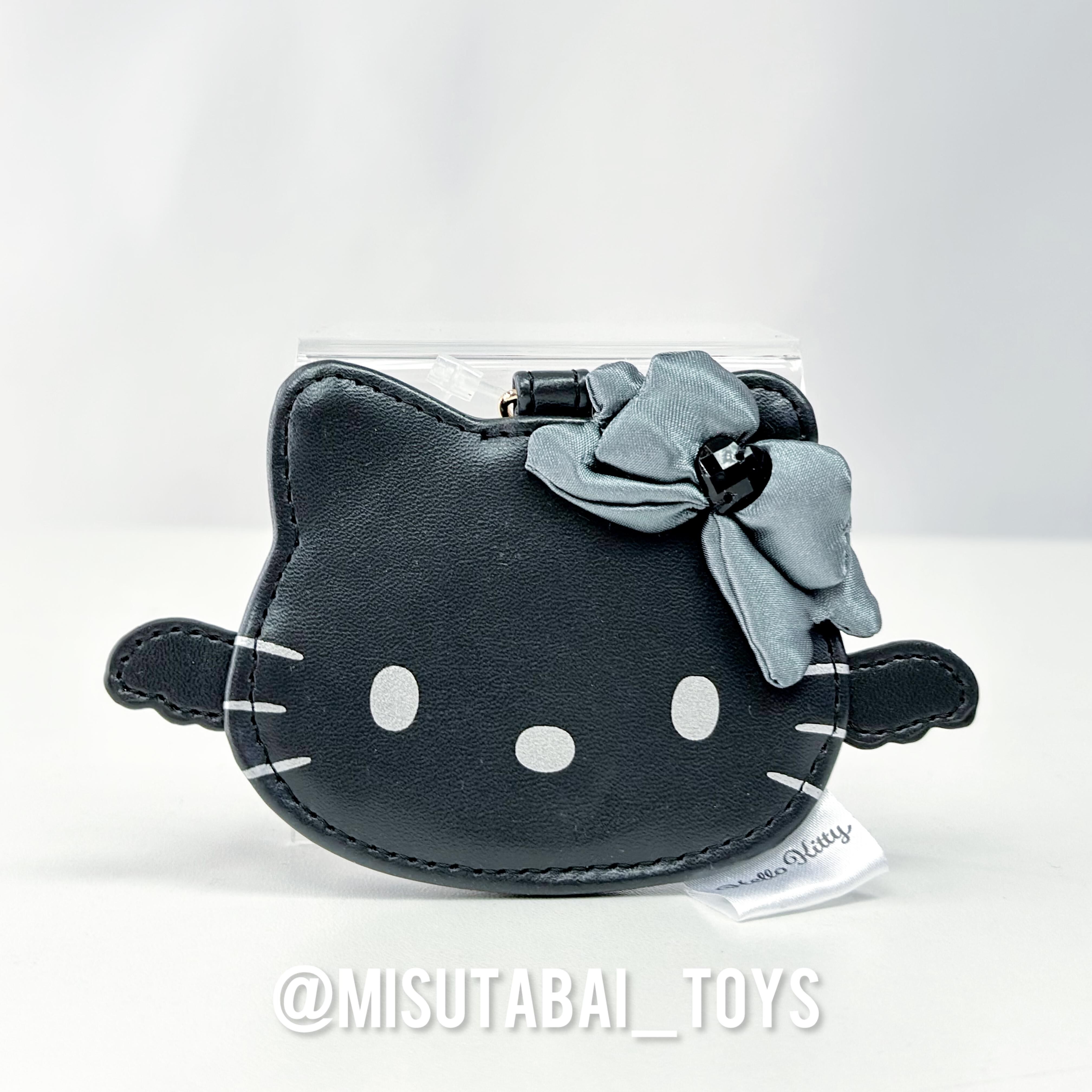Hello Kitty Face Mirror Charm (Black)