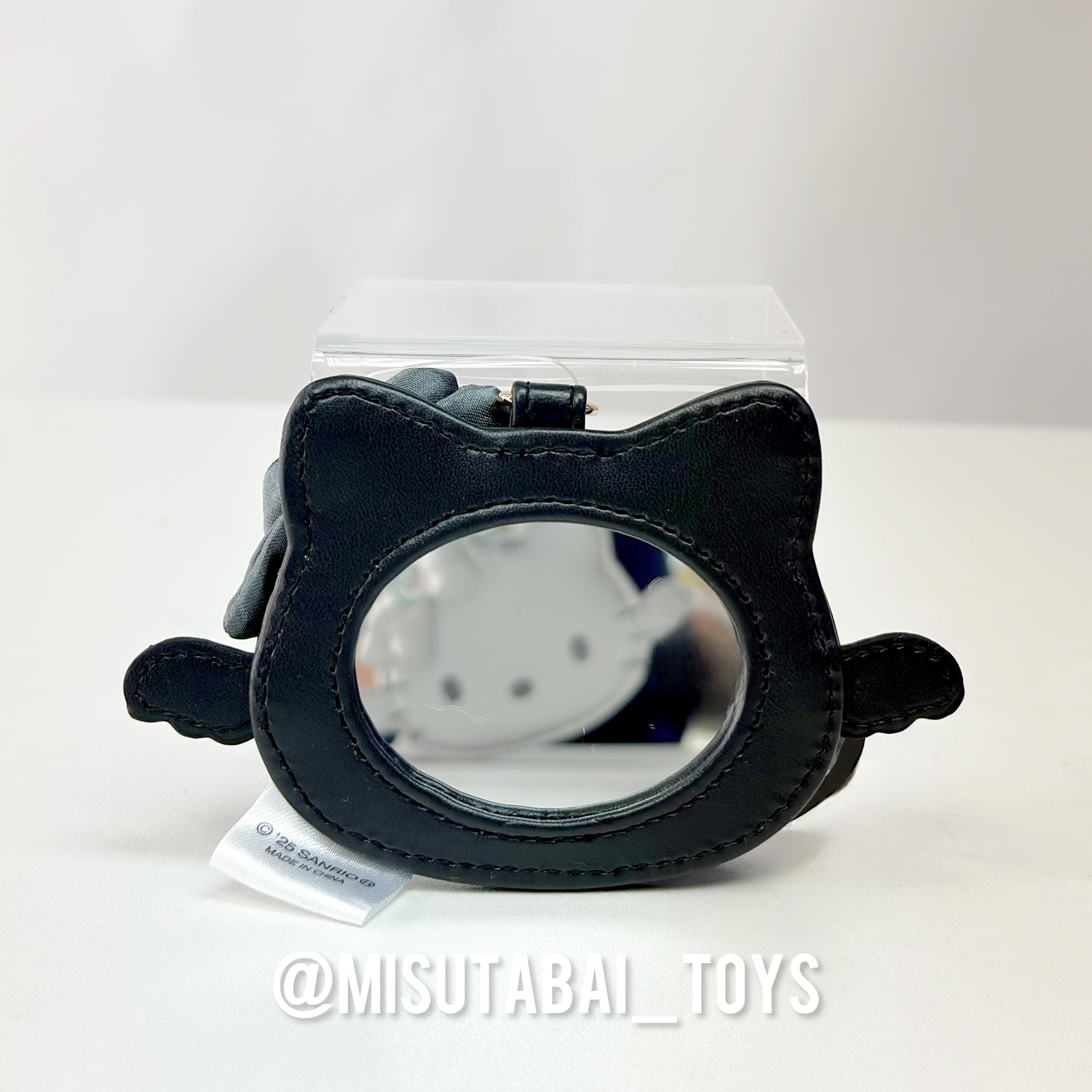 Hello Kitty Face Mirror Charm (Black)