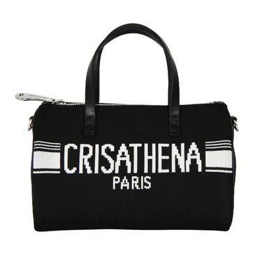 0917cr39-Crisathena-Boston Bag (A37黑) (A38藍) (A39綠) (A40鑽黑)