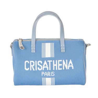 0917cr39-Crisathena-Boston Bag (A37黑) (A38藍) (A39綠) (A40鑽黑)