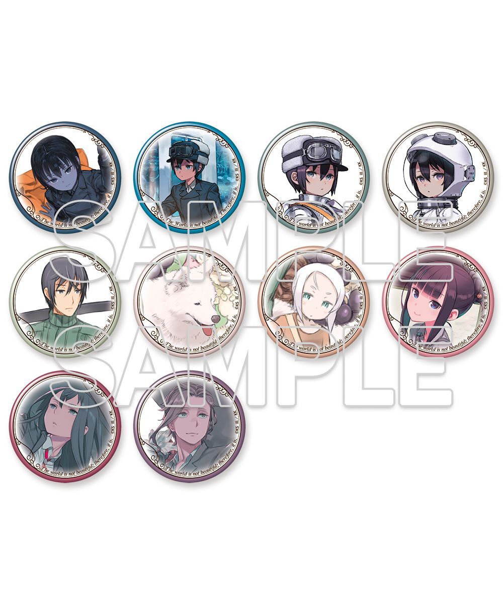 預購-『奇諾の旅 the Beautiful World』25周年紀念 集換式徽章A PACK盲盒販售 隨機出貨【日本進口精品】