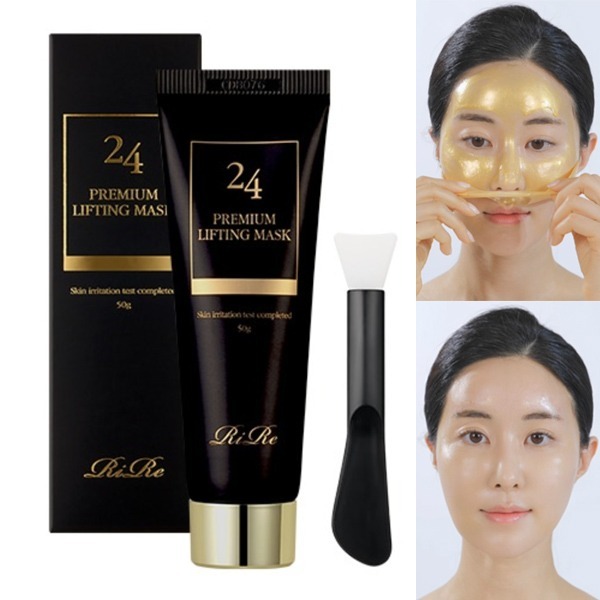 (4546)【現貨】 [Rire] 24K黃金提拉亮白面膜 50G