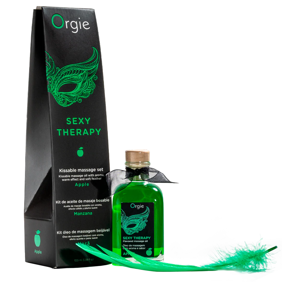 Orgie 唇部可食用熱感按摩油 蘋果味