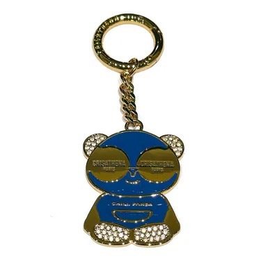 0917cr59-Crisathena-X Chill Panda Keychain (A55金藍) (A56金綠) (A57金粉紅) (A58銀藍) (A59銀綠) (A60銀粉紅)