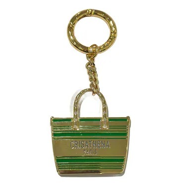 0917cr65-Crisathena-Legerete Keychain (A61金綠) (A62金粉紅) (A63銀綠) (A64銀粉紅)