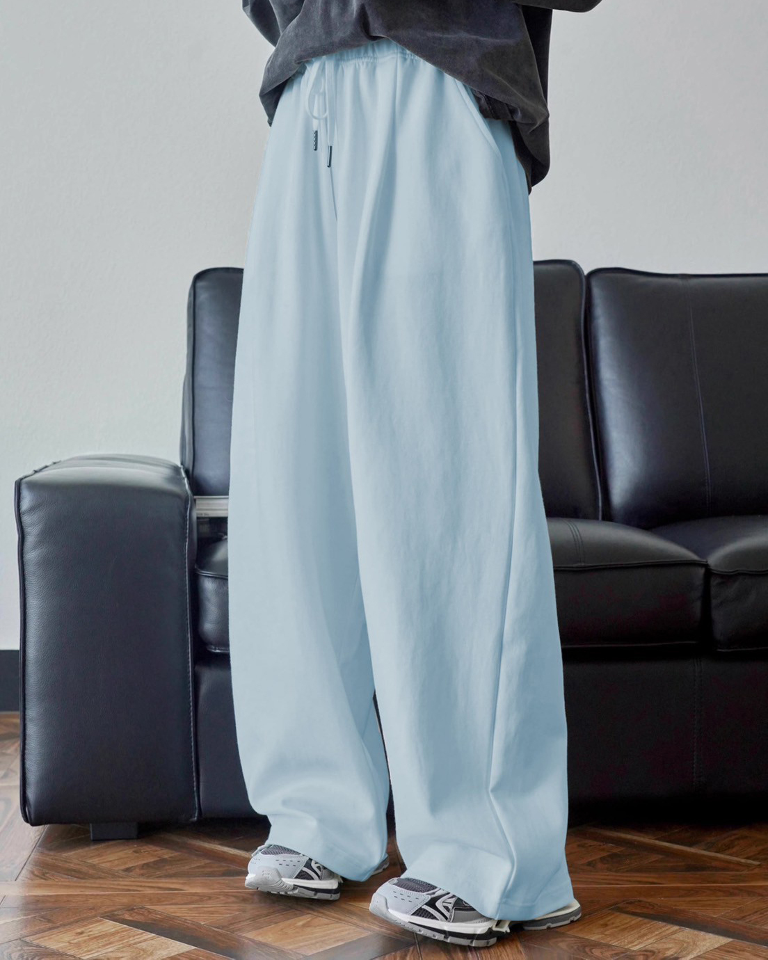 #25106 韓版寬鬆厚磅棉褲