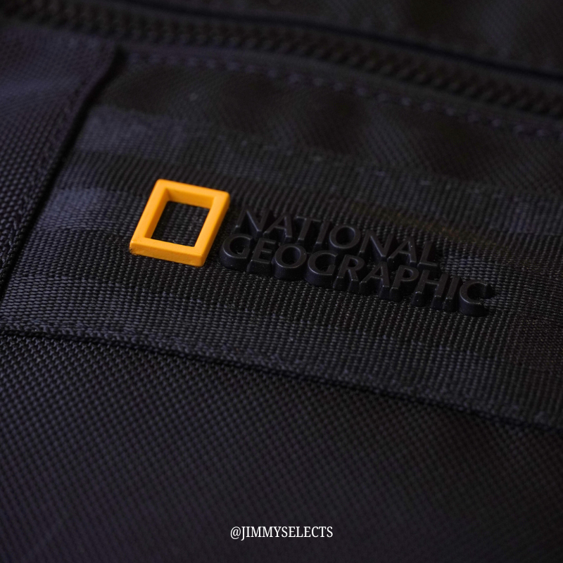 【National Geographic】現貨 黑色手拿包｜耐磨CORDURA布料｜旅行收納×日常百搭