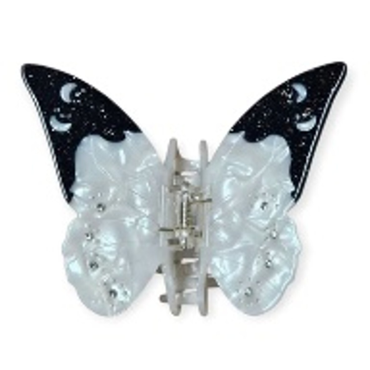 0917cr70-Crisathena-Butterfly Hair Pin (A66珍珠黑) (A67珍珠啡)