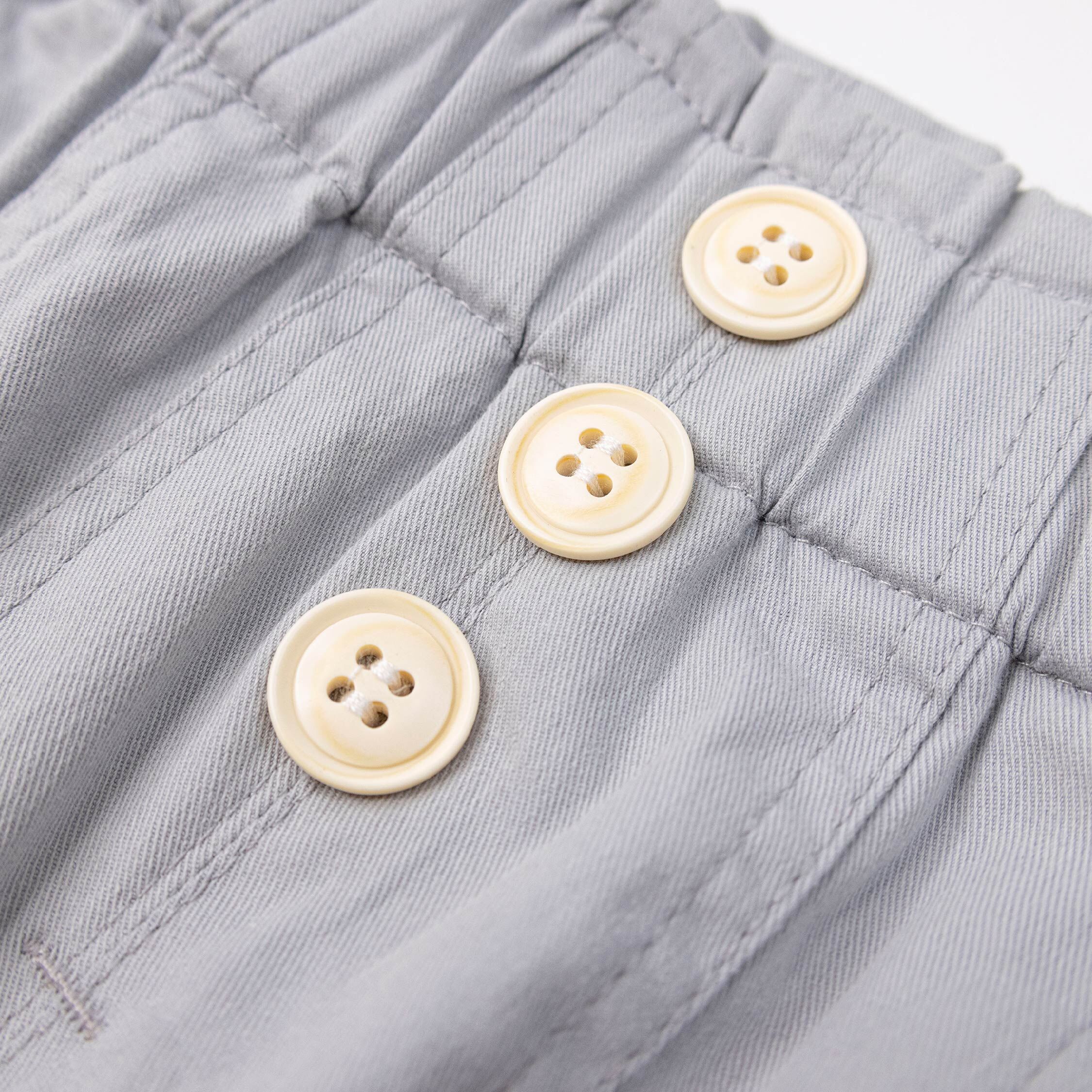 【H55243】質感裝飾鈕釦口袋設計休閒褲