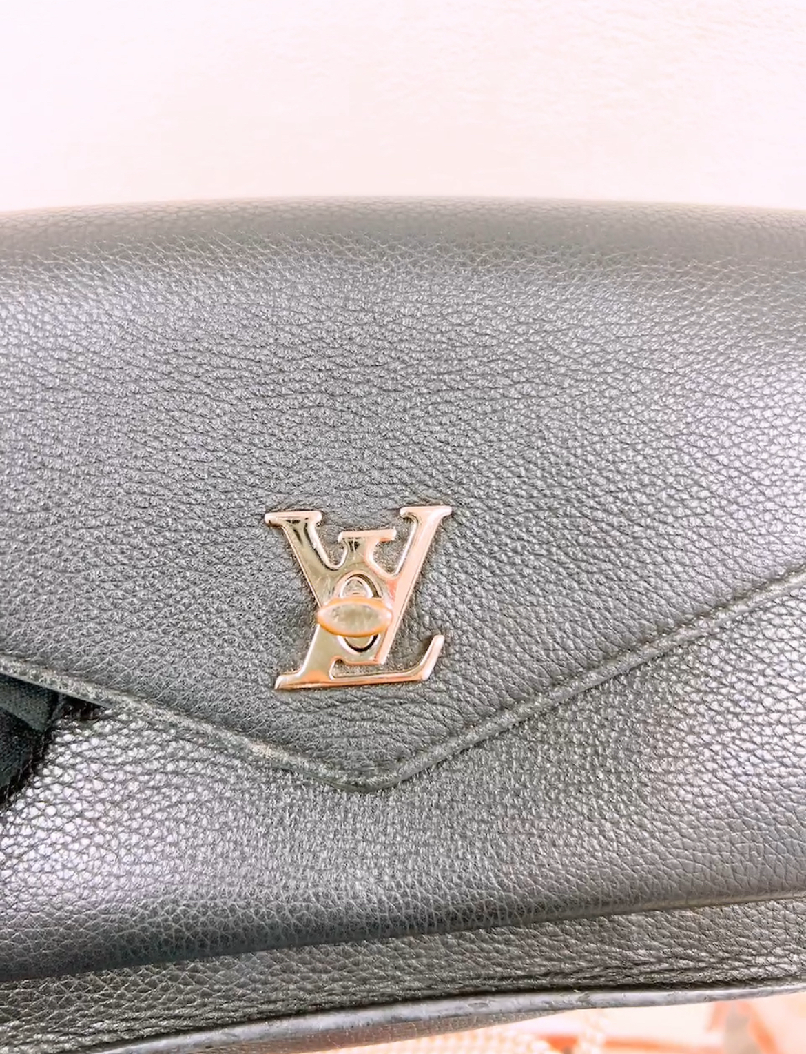 Lv mylockme chain pochette woc (black silver)
