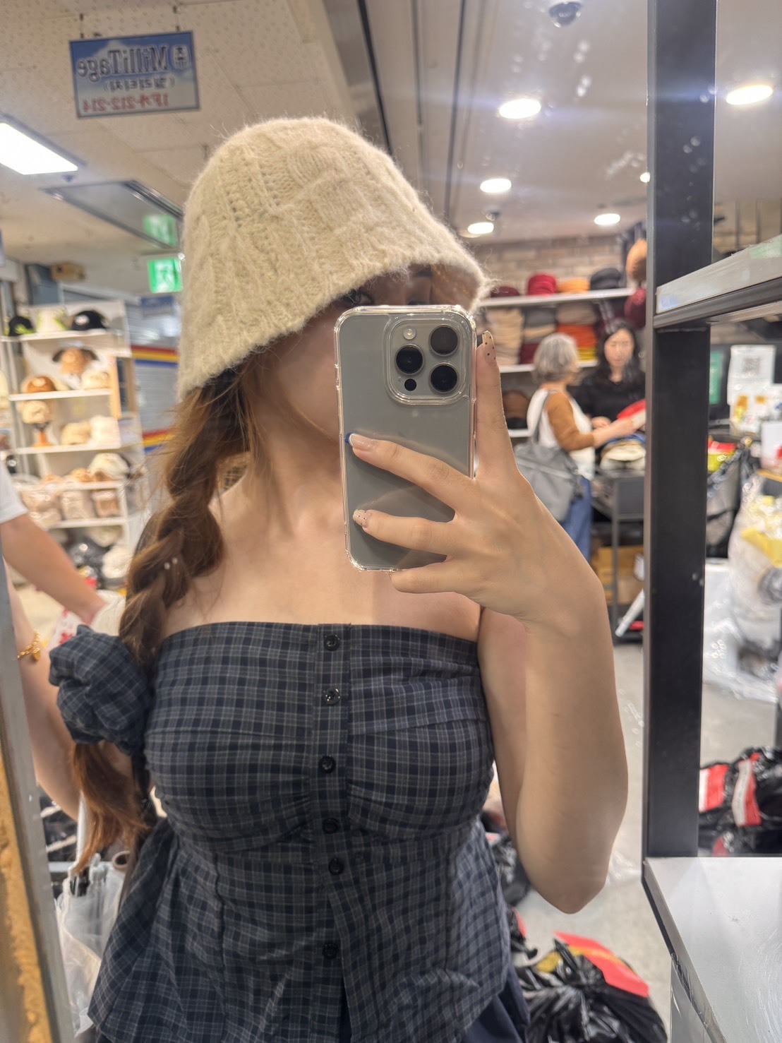 韓國連線 - 毛絨編織漁夫帽 2色