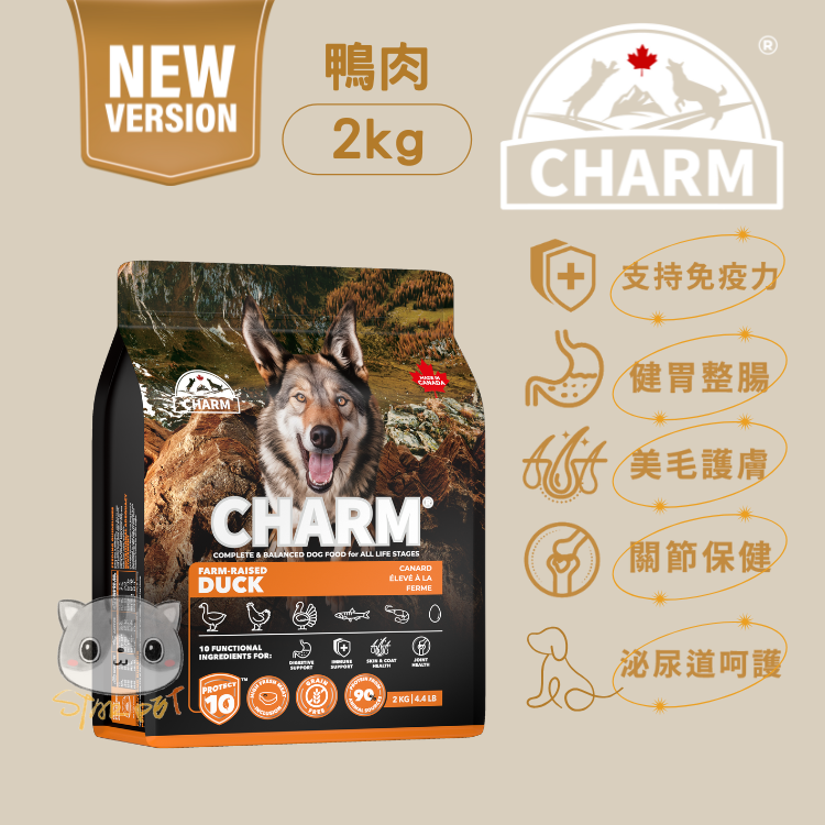CHARM Farm-Raised Duck dog food 2kg