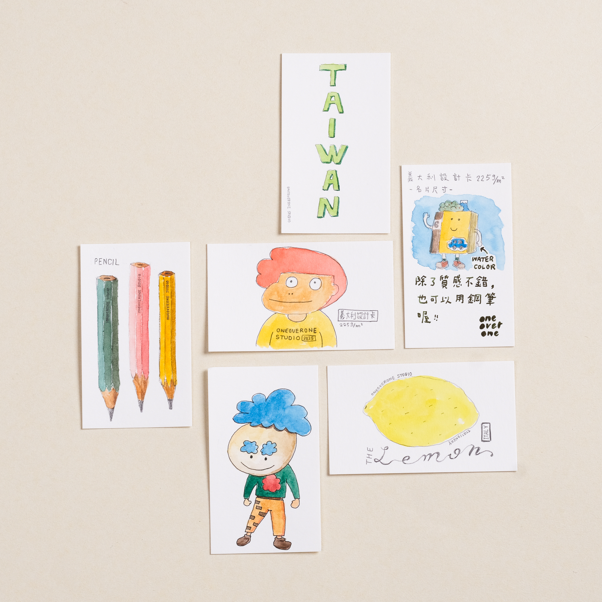 250磅義大利設計卡  /一分之一工作室/臺灣