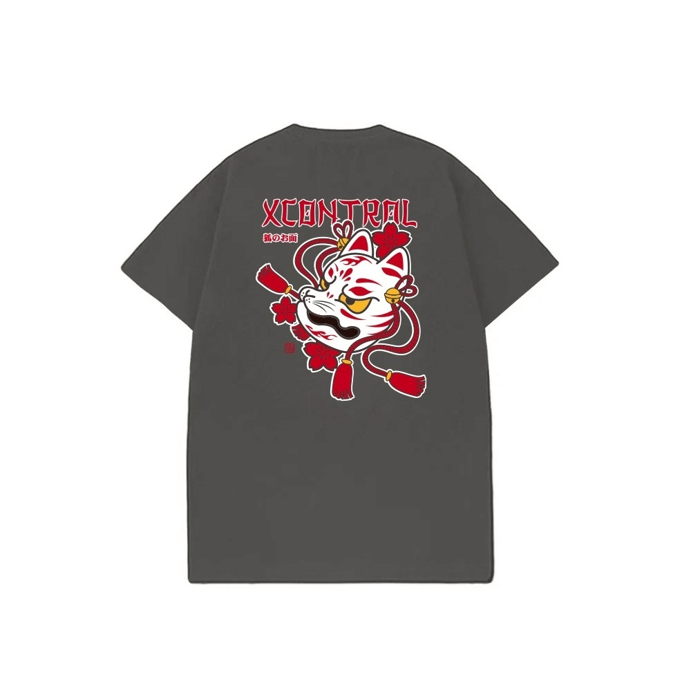 XCTRL 狐面短T-深灰
