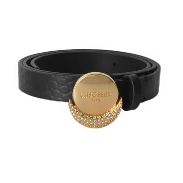 0917cr87-Crisathena-Sunmoon Belt (A87 黑金扣) (A88 黑銀扣) (A89 駱駝金扣) (A90 駱駝銀扣) (A91 白金扣) (A92 白銀扣)