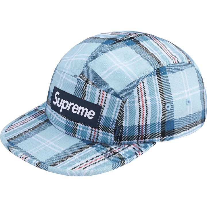 現貨┃Supreme 25FW Lochcarron® Camp Cap 五分割帽格紋羊毛老帽