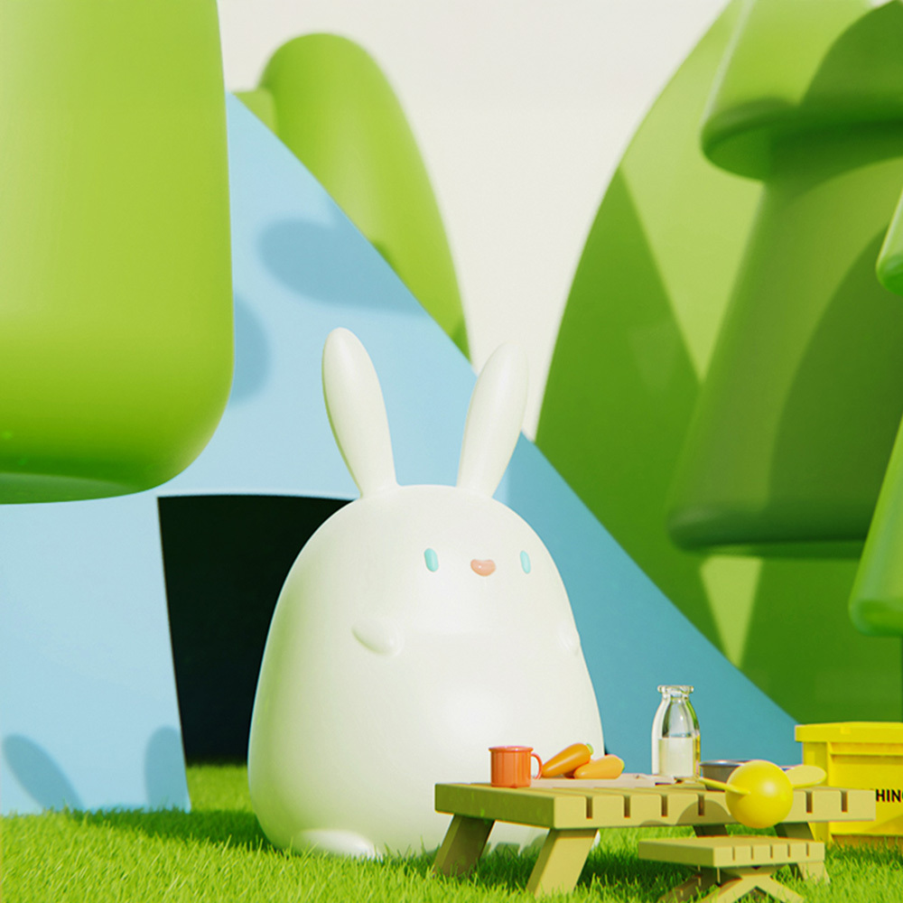 小兔幾 拍拍燈/小夜燈　舒壓小物