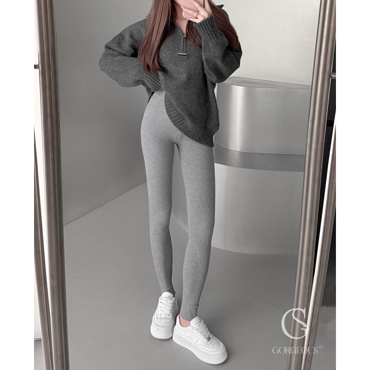 G9715 「整圈瘦！坑紋褲」