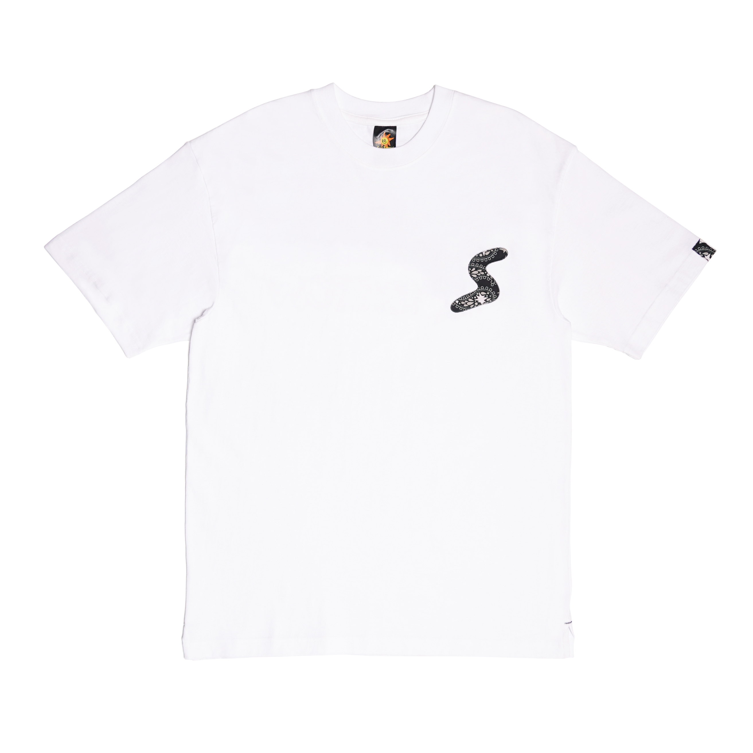 SUN SHIIINE TOMORROW BANDANA S/S TEE SST25TE03 WHITE