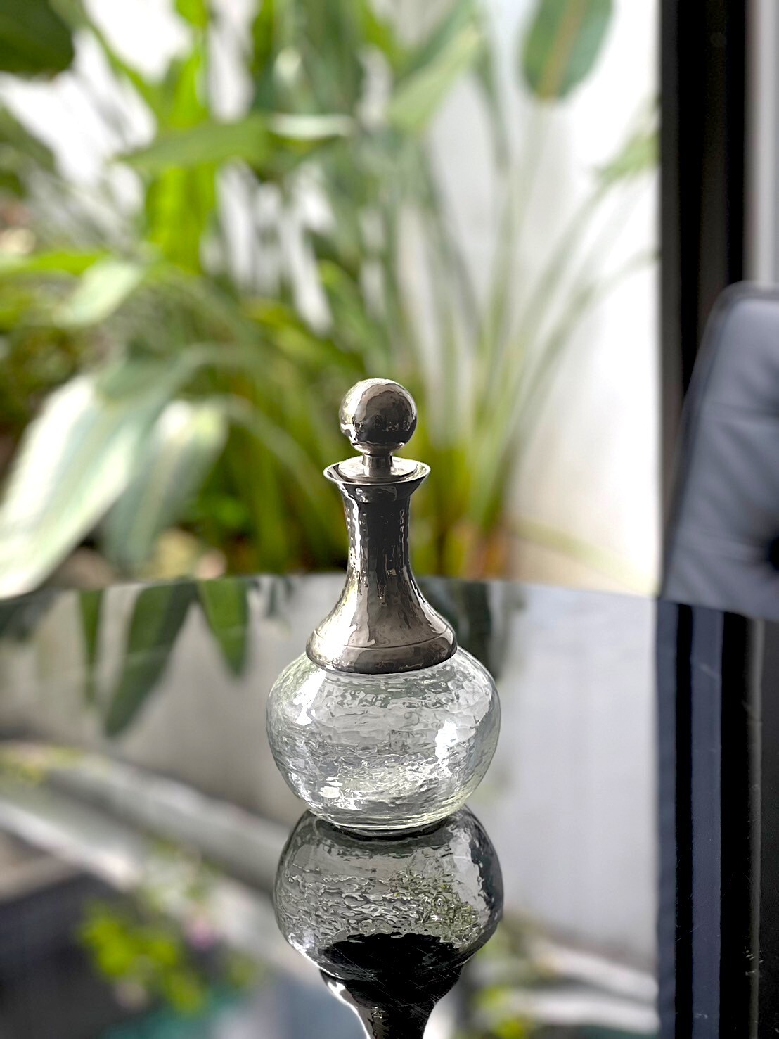 銀色圓塞醒酒器/希臘水瓶