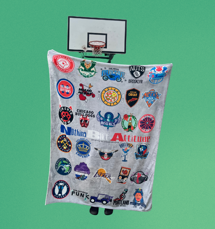 Recreated NBA Team Logo 絨毛毯 [預售]