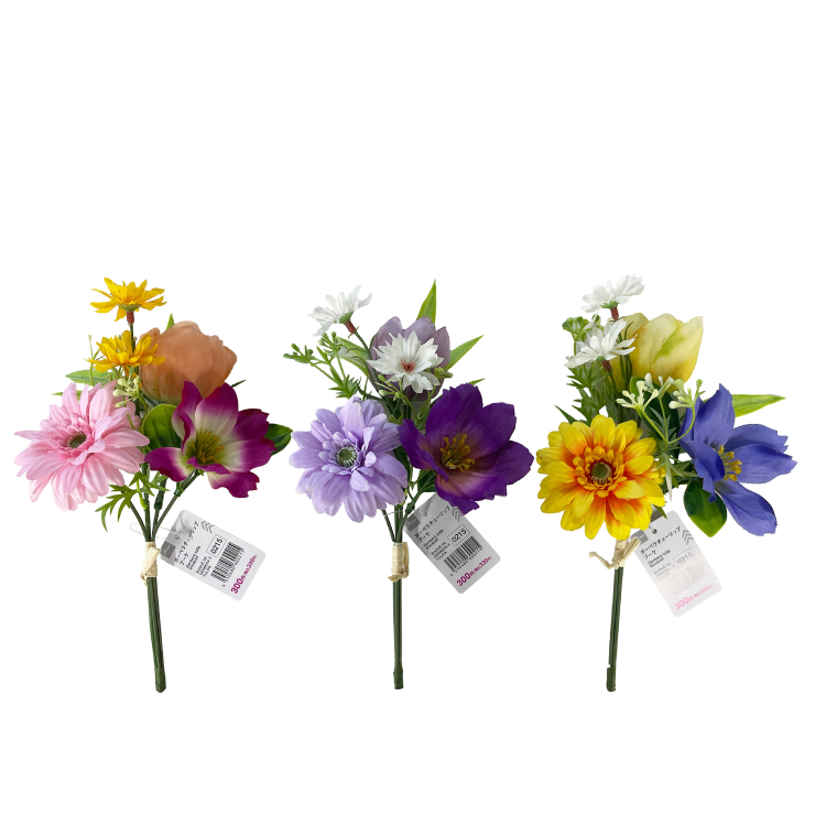 仿真裝飾植物/粉紅、紫、黃