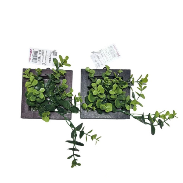 吊掛式仿真裝飾植物/棕、黑