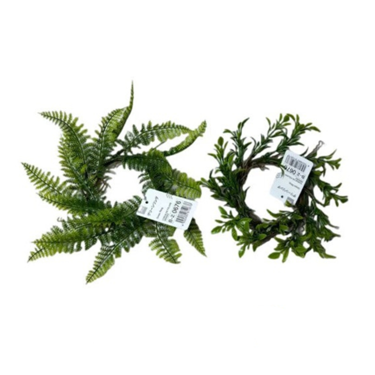 仿真裝飾花圈/蕨類、森林綠