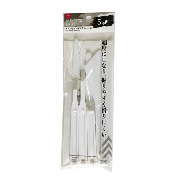 塑膠製油畫畫刀/5件組