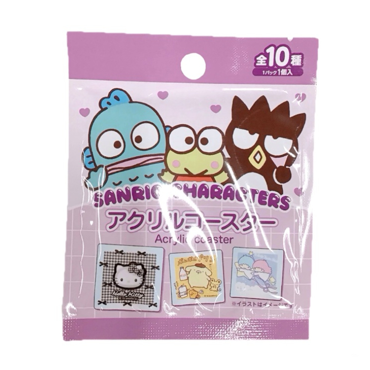 壓克力杯墊/三麗鷗明星 盲盒