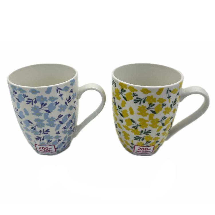 馬克杯/350ml 藍、黃