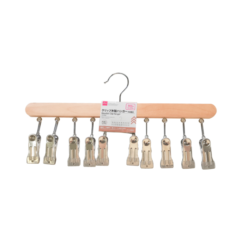 附夾衣架/37cm 10夾