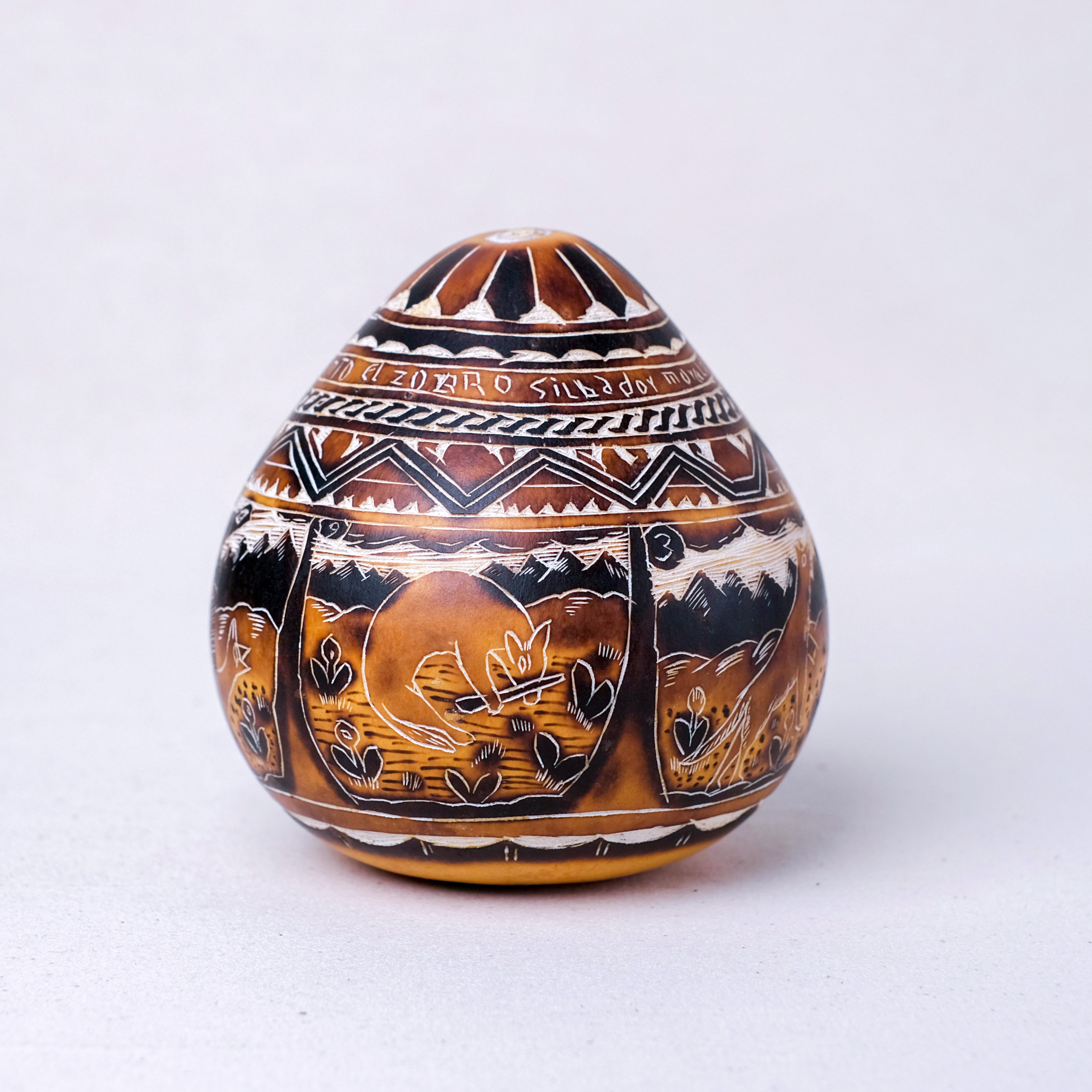 萬卡約葫蘆雕刻｜狐的呢喃 17｜秘魯