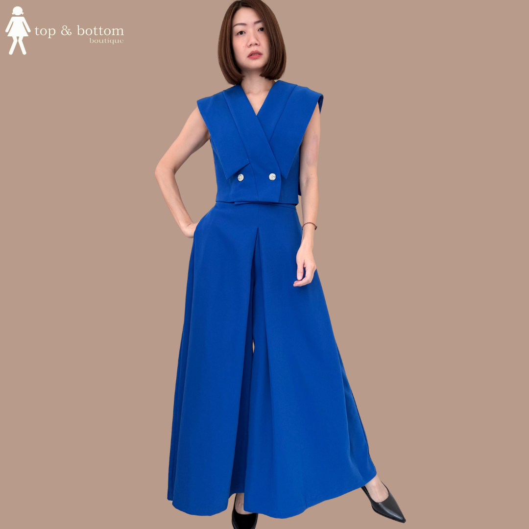 SOLID WIDE LEG CULOTTES