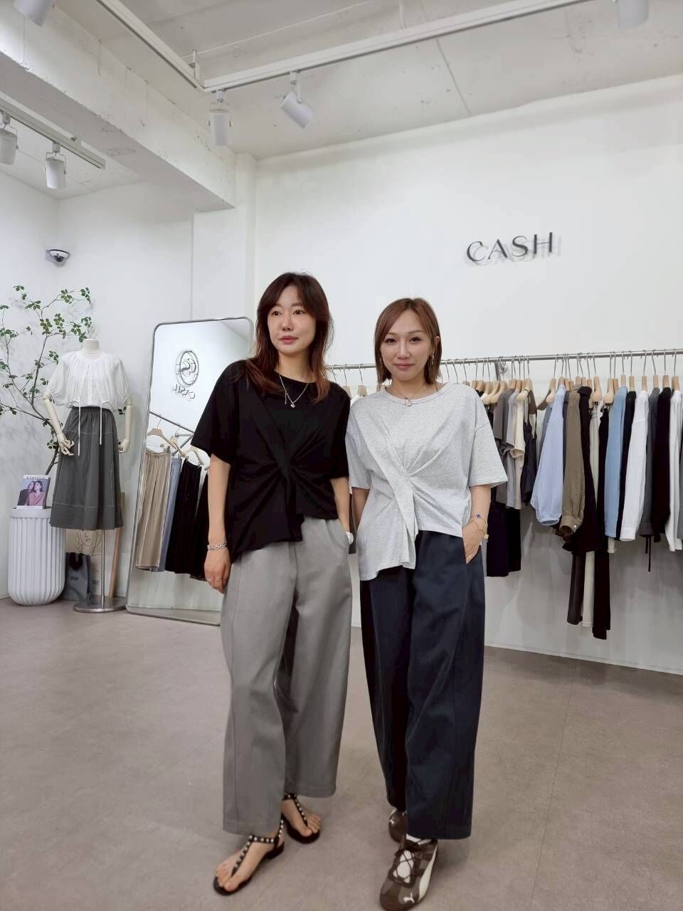 CA5009 棉質個性扭結上衣