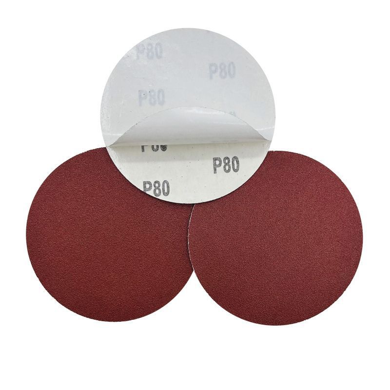 附發票｜6AB系列6吋圓砂紙｜ #80~2000番無孔式 6"背膠魔鬼氈圓砂紙沾砂紙砂紙砂帶機魔鬼氈#80