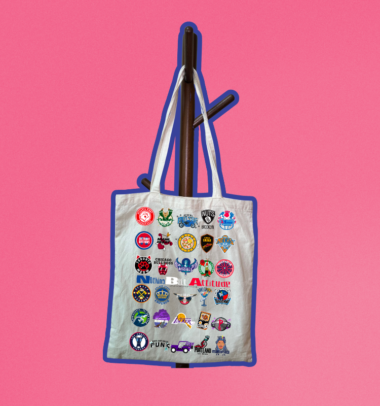 Recreated NBA Team Logo tote bag [預售]