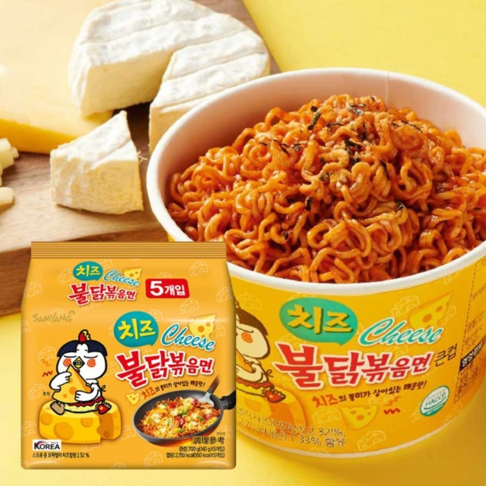 三養火辣雞肉風味鐵板炒麵-多口味任選四袋