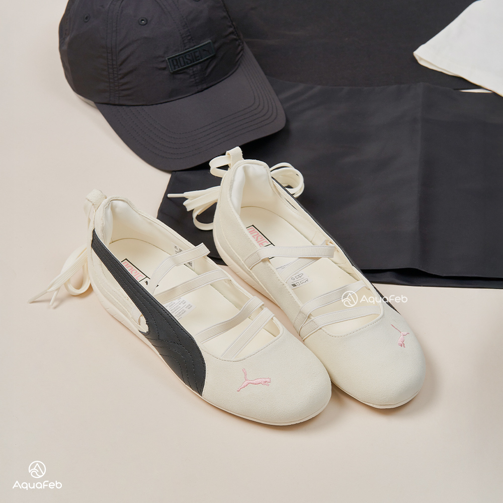 Puma Speedcat Ballet Sd Rose聯名 女鞋 奶油白色 芭蕾舞鞋 綁帶 休閒鞋 40439501