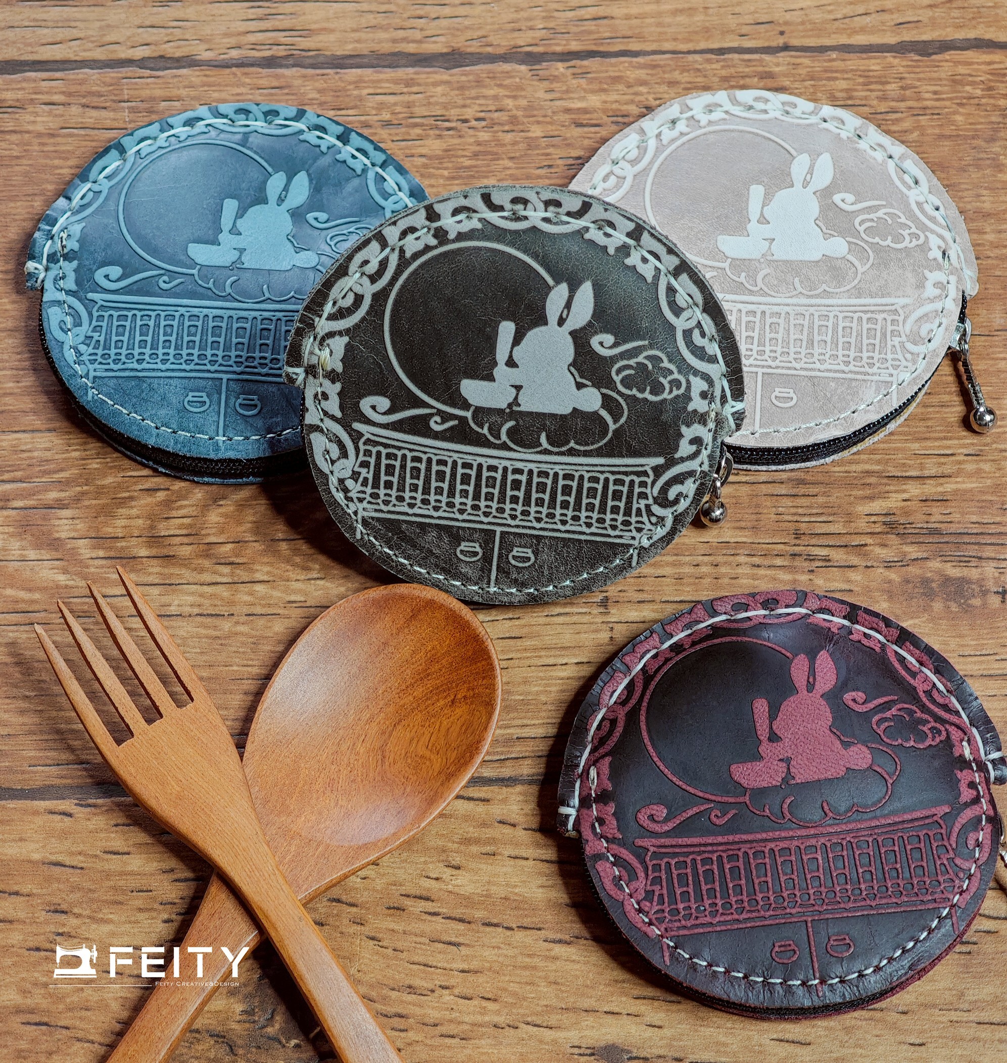 浮雕烙印皮月餅