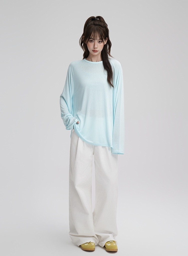 #預購 Tailor collection 萊賽爾天絲 學院風 防曬 寬鬆 薄款長踢 五色