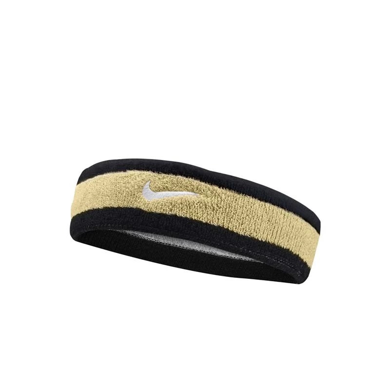 NIKE SWOOSH 頭帶 黑金 運動頭帶 AC2285-055 [台灣現貨]