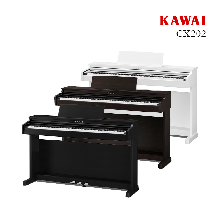 KAWAI CX202 88鍵 數位鋼琴 含琴椅 黑/白/玫瑰木色